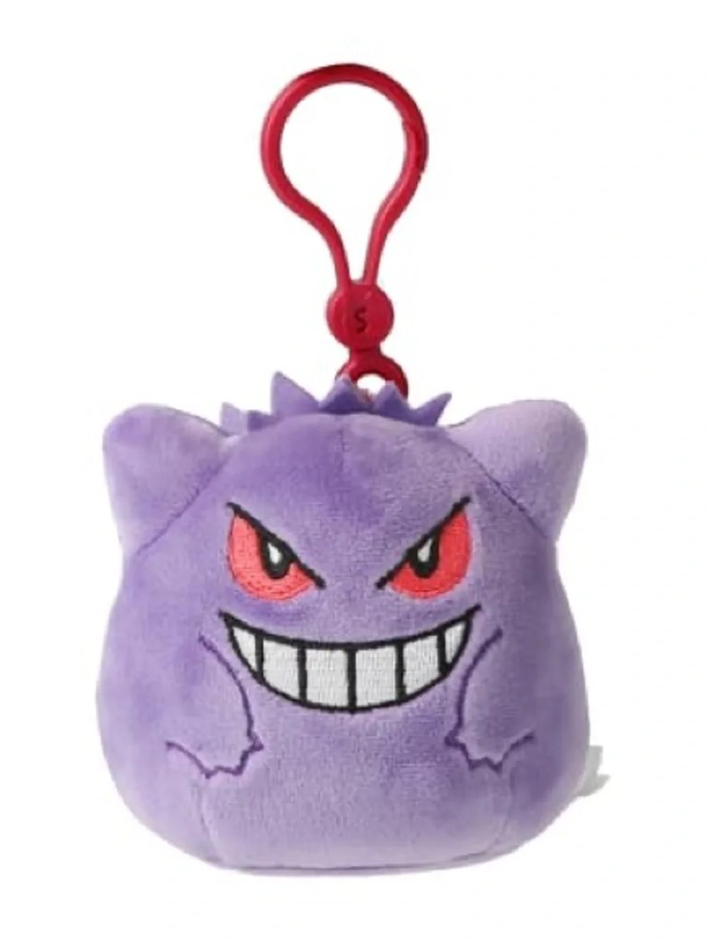 Squishmallows Pokémon Gengar Plush Clip Bagcharm Keychain